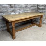Vintage Early 20th Century Farmhouse Pine Dining Table