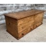 Antique Stripped Pine Blanket Box