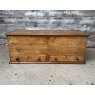Antique Stripped Pine Blanket Box