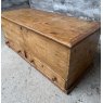 Antique Stripped Pine Blanket Box