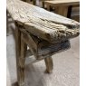 Vintage Rustic Elm Bench (1)