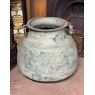 Ancient Patinised Large Copper Pot Urn