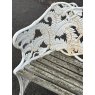 Vintage Cast Iron "Fern" Garden Bench