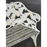 Vintage Cast Iron "Fern" Garden Bench