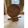 Hardwood Chapati Board with Stand and Rolling Pin