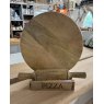 Wooden Pizza Board with Stand and Rolling Pin
