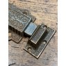 Antique Victorian Intricately Detailed Spring Bolt