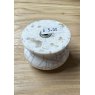 White Crackled Ceramic Cupboard Knobs - Large