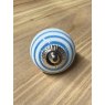 White Painted Ceramic Round Knob