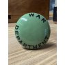 Army Green 'WAR DEPARTMENT' Cupboard Knobs