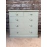 Vintage Painted Mahogany Large Chest Of Drawers