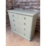 Vintage Painted Mahogany Large Chest Of Drawers