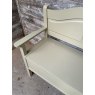 Contemporary Painted Pine Flip Seat Settle
