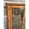 Antique Pine Glazed Front Bookcase Cabinet