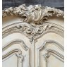 Fabulous Antique Baroque Style French Painted Wardrobe
