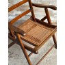 Beautiful Antique Caned Folding Chair