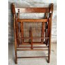Beautiful Antique Caned Folding Chair