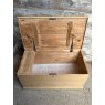 Lovely Vintage Stripped Pine Blanket Box