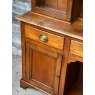 Antique Solid English Oak Glazed Dresser
