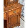 Antique Solid English Oak Glazed Dresser