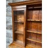 Antique Solid English Oak Glazed Dresser
