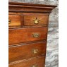 Antique Georgian English Oak Chest On Stand