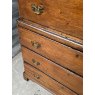Antique Georgian English Oak Chest On Stand