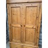 Vintage Pine Double Wardrobe