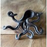 Rustic Painted Metal Octopus Hooks