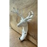 Rustic White Painted Stag Hook