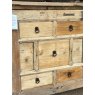 Beautiful Rustic Elm Multi Drawer Chest