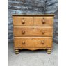 Beautiful Farmhouse Victorian Pine Chest Of Drawers