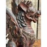 Antique Finely Carved Hardwood Indonesian Dragon Figure