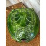 Fabulous French Art Nouveau Green Coal Scuttle c1920