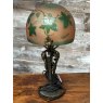 Beautiful Vintage French Cameo Lamp
