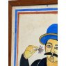 Charming 19th Century Naive Portrait Watercolour