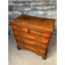 Wonderful Large Georgian English Oak Chest Of Drawers