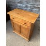 Vintage Waxed Pine Farmhouse Cabinet