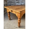 Charming Antique Farmhouse English Pine Dining Table