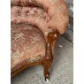 Antique Victorian Large Chaise Lounge Sofa