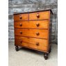Antique Victorian Mahogany Chest Of Drawers