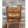 West Country Fruit and Veg Wooden Crate