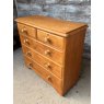 Antique Victorian Farmhouse Pine Chest of Drawers