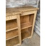 Fabulous Antique Limed Oak Breakfront Bookcase