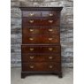 Beautiful George III Mahogany Chest On Stand