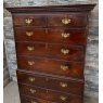 Beautiful George III Mahogany Chest On Stand
