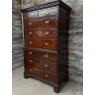 Beautiful George III Mahogany Chest On Stand
