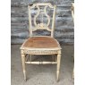 Rustic Caned Antique French Chairs