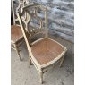 Rustic Caned Antique French Chairs