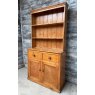 Antique Victorian Waxed Pine Farmhouse Dresser